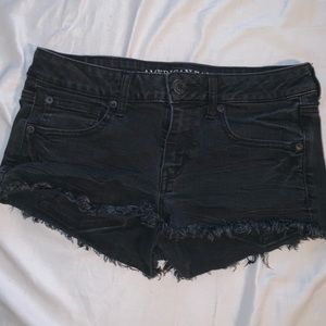 American Eagle Black Low Rise Shorts | Size 8